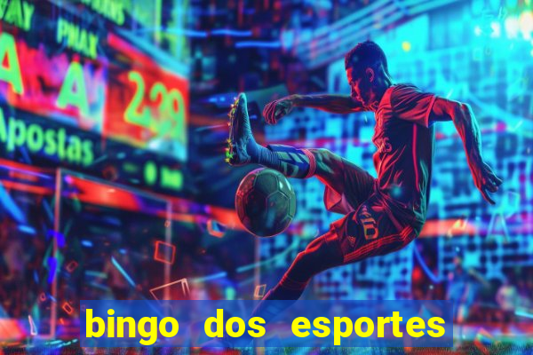 bingo dos esportes para imprimir